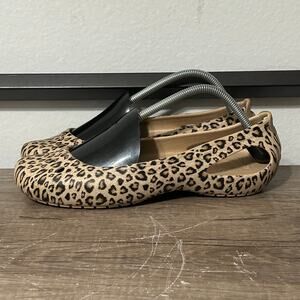 Crocs Kadee Women’s Slip-On Comfort Casual Shoes Size 11 Leopard Print